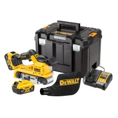 Pásová bruska DeWalt DCW220P2 18V XR - 2xAku 5,0Ah, nabíječka, kufr