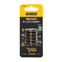 Sada bitů DeWALT DT7382T EXTREME TORSION T 25, 25 mm, 5 ks