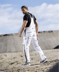 Kalhoty s laclem ARDON®URBAN+ bílé prodloužené
