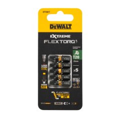 Sada bitů DeWALT DT7381T EXTREME TORSION T20, 25 mm, 5 ks