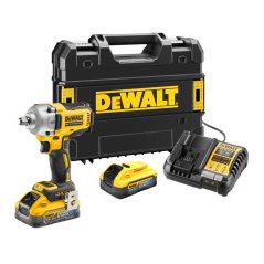 Rázový utahovák DEWALT DCF891H2T 1/2" 18V XR - 2xAku 5,0Ah, nabíječka, kufr