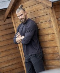 Tričko ARDON®CUBA s dlouhým rukávem černé