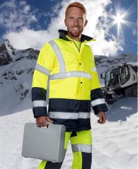 Reflexní zimní bunda ARDON®REF601 žluto-modrá