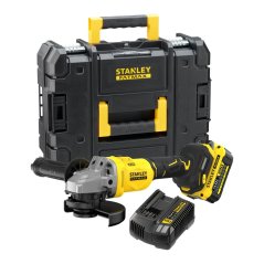 Úhlová bruska 125 mm STANLEY FATMAX V20 SFMCG710M1T 18V 1x4,0Ah, nabíječka kufr Pro-Stack