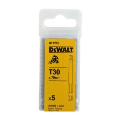 Šroubovací bit DeWALT DT7295 Torx T 30 x 70 mm, 5 ks