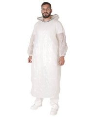 Jednorázová PE pláštěnka ARDON®MIKE bílá