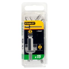 Hliníkové trhací nýty Stanley 1-PAA62T - 5x3mm, 15ks