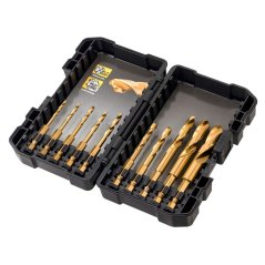 10-dílná sada titanových vrtáků DeWALT DT50050 pro rázové utahováky