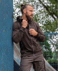 Mikina ARDON®3DBreathe melange hnědá