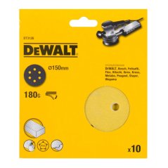 Brusný kotouč Dewalt DT3126 na suchý zip K180, 150 mm, 10 ks