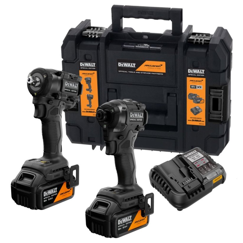 2-dílná sada nářadí Dewalt Mclaren DCK2224MP2T