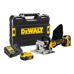 Lamelovací frézka DeWALT DCW682P2 18V XR - 2xAku 5,0Ah, nabíječka, kufr