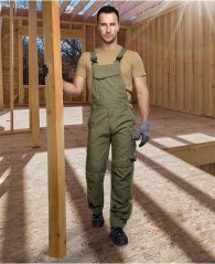 Kalhoty s laclem ARDON®URBAN+ khaki prodloužené