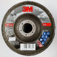 Lamelový kotouč 3M 769F 120+ T27 125mm P/N 52010 DC - plochý