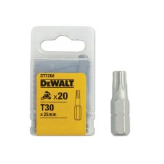 Šroubovací bit DeWALT DT7268 Torx T 30 x 25 mm, 20 ks
