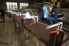 Svěrka ocelová páková (250/120)