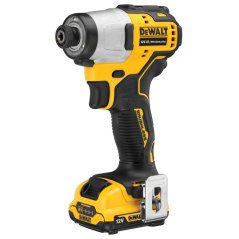 Rázový šroubovák DEWALT DCF801D2 1/4" 12V XR - 2xAku 2,0Ah, nabíječka, kufr