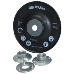 Vroubkovaná podložka 3M černá 125mm P/N 09584