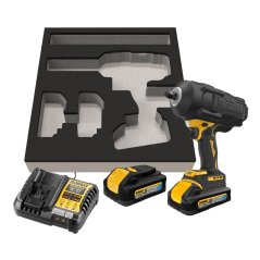 Rázový utahovák DEWALT DCF961H2G 1/2" 18V XR - 2xAku 5,0Ah, nabíječka, PUR