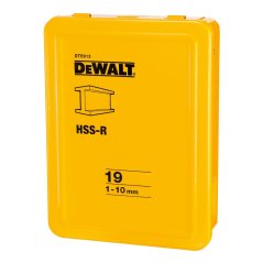 19-dílná sada vrtáků do kovu Dewalt DT5913 HSS-R DIN 338