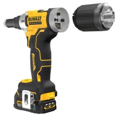 Nýtovačka DEWALT DCF414E2GT 18V XR, 6,3 mm - 2xAku, nabíječka, kufr