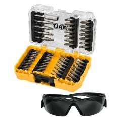 47-dílná sada bitů DeWALT DT70703 + pracovní brýle