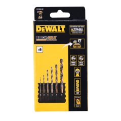 6-dílná sada vrtáků DeWALT DT70828 HSS-G Black&Gold