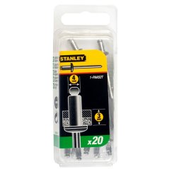 Hliníkové trhací nýty Stanley 1-PAA52T - 4x3mm, 20ks