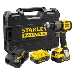 Příklepová vrtačka STANLEY FATMAX SFMCD726M2T V20 18V 2x4,0Ah, nabíječka, kufr Pro-Stack