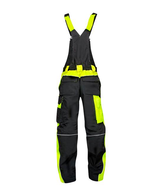 Kalhoty s laclem ARDON®NEON černo-žluté