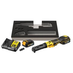 Ráčna DEWALT DCF510E2G 18V XR 3/8" a 1/2“ - 2xAku, nabíječka, PUR vložka