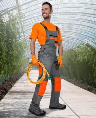 Kalhoty s laclem ARDON®2STRONG šedo-oranžové