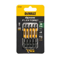 Sada bitů DeWALT DT7393T EXTREME TORSION T 10, 50 mm, 5 ks