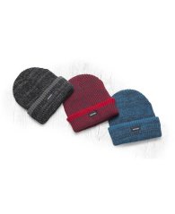 Zimní čepice pletená fleece ARDON®VISION Neo černo-šedá
