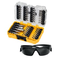 47-dílná sada bitů DeWALT DT70704 + pracovní brýle