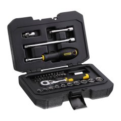 38-dílná sada ráčen a hlavic 1/4" Stanley STMT82828-1