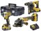 Sada nářadí DEWALT DCK305P3T 18V XR - kladivo, bruska, utahovák, 3xAku, nabíječka, kufr