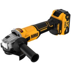 Úhlová bruska DeWALT DCG407M2T 18V 125mm -  2x4Ah, nabíječka, kurf Tstak