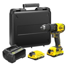 Aku vrtačka Stanley SFMCD710D2K V20 18V - 2xAku 2,0Ah , nabíječka, kufr