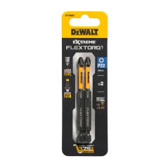 Sada bitů DeWALT DT70566T EXTREME TORSION Pz2, 85 mm, 2 ks