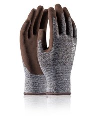 Máčené rukavice ARDON®NATURE TOUCH - melange hnědá