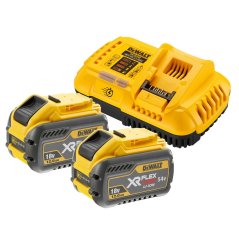 Nabíječka Dewalt DCB118Y2 18/54V + baterie 2x 12,0Ah Flexvolt