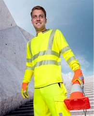 Tričko s dlouhým rukávem ARDON®SIGNAL žluté