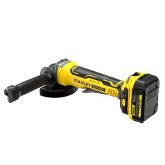 Aku úhlová bruska 125mm Stanley SFMCG700M2K V20 18V - 2xAku 4,0Ah, nabíječka, kufr