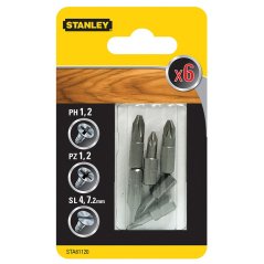 6-dílná sada bitů Stanley STA61120