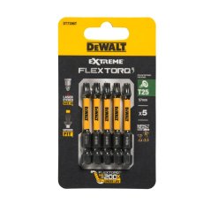 Sada bitů DeWALT DT7396T EXTREME TORSION T 25, 50 mm, 5 ks
