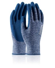 Máčené rukavice ARDON®NATURE TOUCH - melange modrá