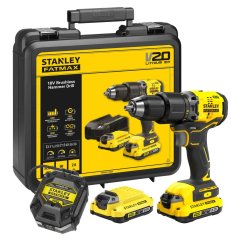 Aku příklepová vrtačka Stanley SFMCD715D2K V20 Aku, 2 x 2.0Ah, kitbox