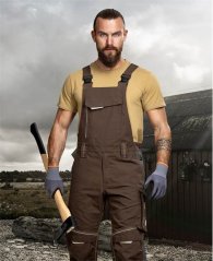 Kalhoty s laclem ARDON®URBAN+ hnědé prodloužené