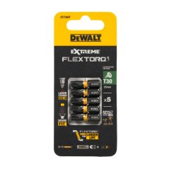 Sada bitů DeWALT DT7384T EXTREME TORSION T30, 25 mm, 5 ks